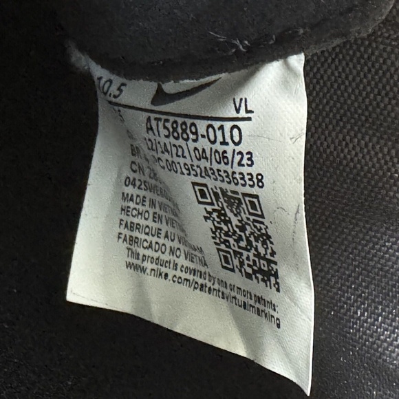 Nike Premier III 3 FG Size 10.5 Leather Soccer Cleats Black White AT5889-010 - Picture 7 of 7